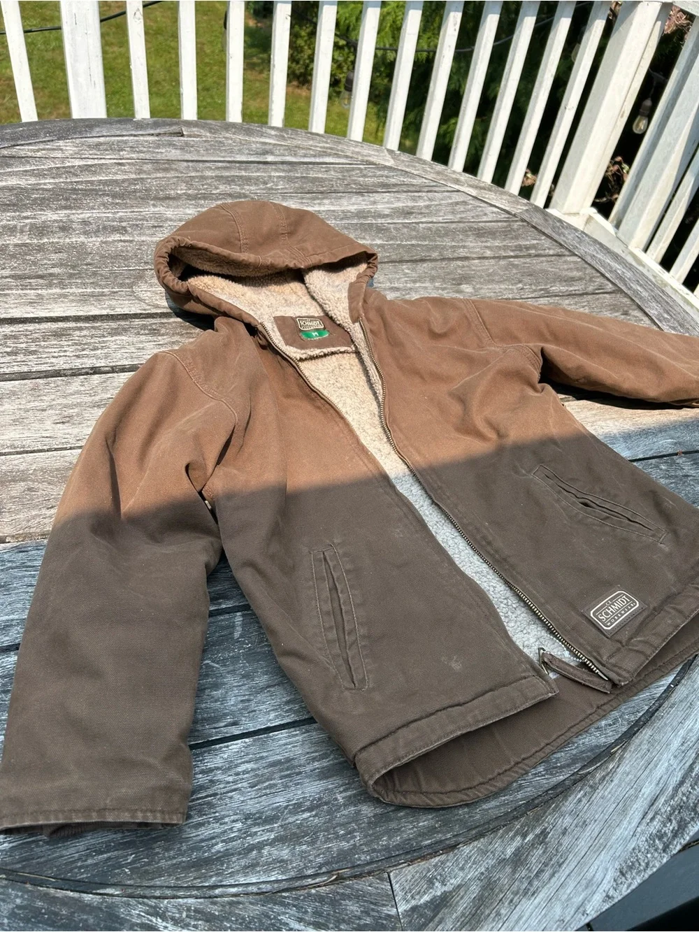 N/A brown hooded
